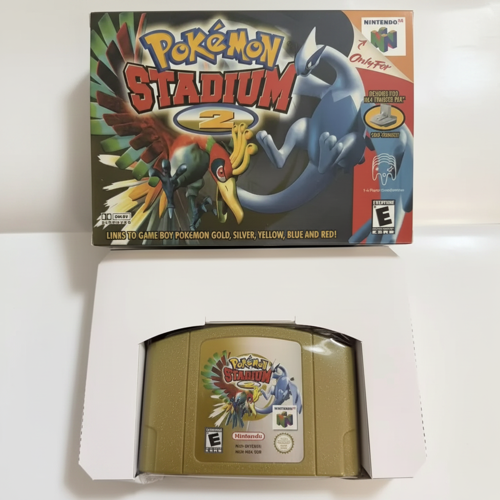 Pokémon Stadium 2 - Box e cartuccia compatibile Nintendo 64