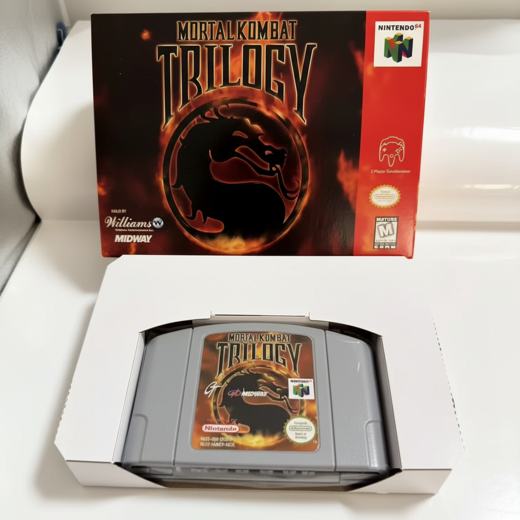 Mortal Kombat Trilogy - Box e cartuccia Nintendo 64