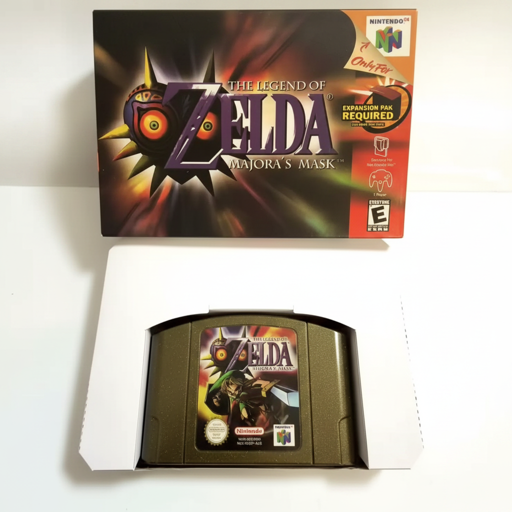 Zelda Majora's Mask - Box e cartuccia Nintendo 64