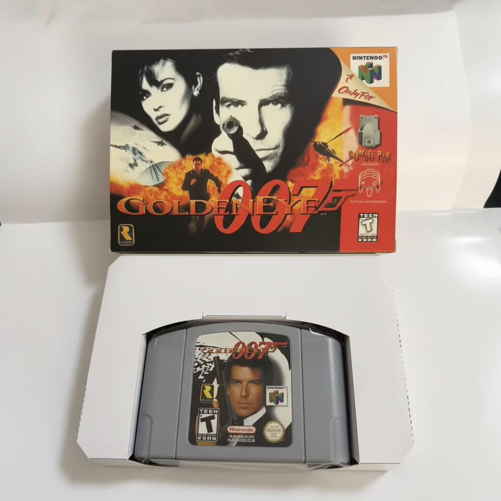 GoldenEye 007 - Box e cartuccia compatibile Nintendo 64