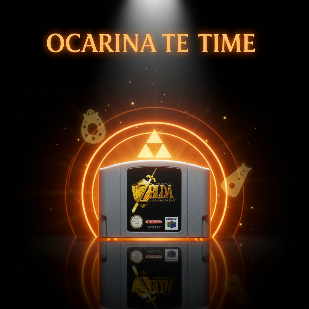 Zelda Ocarina of Time - Cover cinematica RetroCart