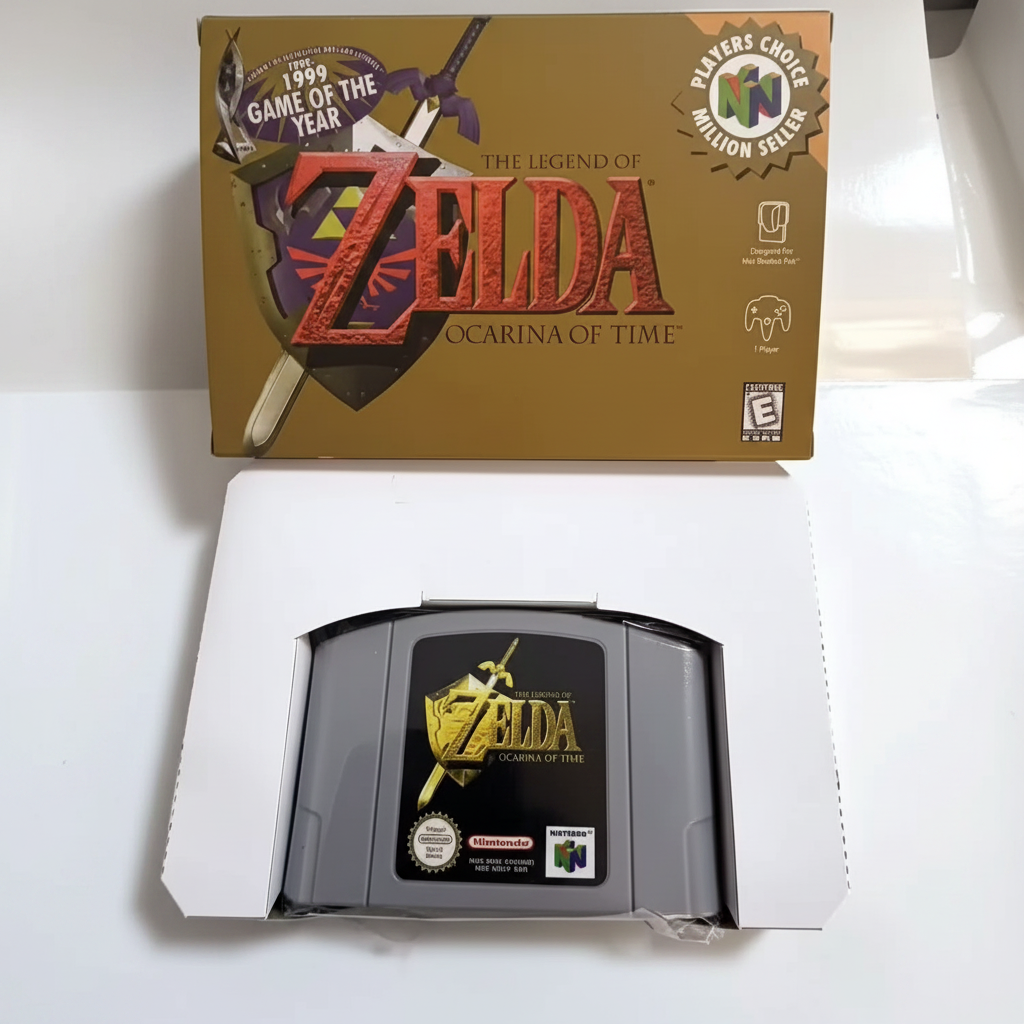 Zelda Ocarina of Time - Box e cartuccia Nintendo 64