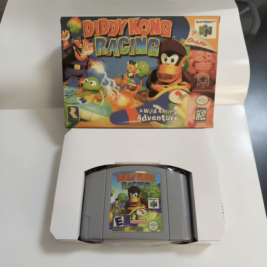 Diddy Kong Racing - Box e cartuccia compatibile Nintendo 64
