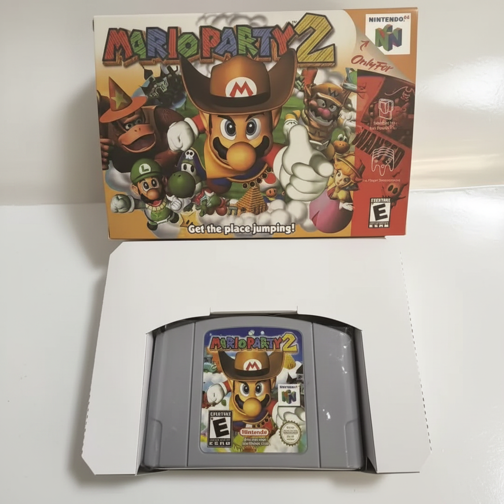 Mario Party 2 - Box e cartuccia compatibile Nintendo 64