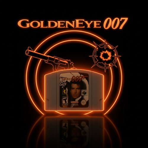 GoldenEye 007 - Cover cinematica RetroCart