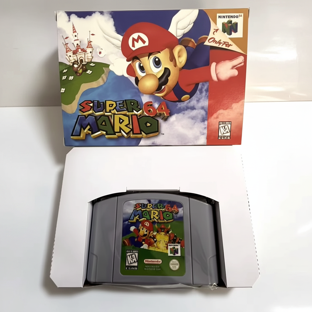 Super Mario 64 - Box e cartuccia Nintendo 64