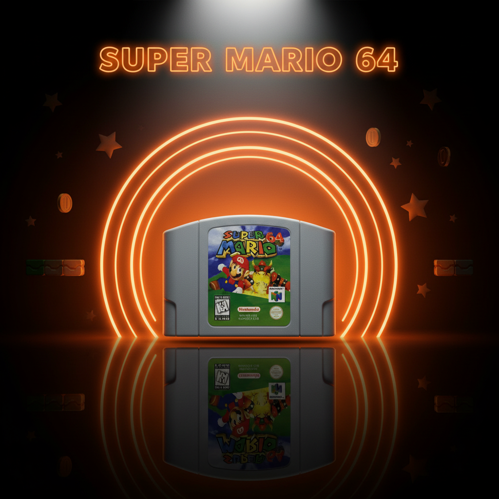 Super Mario 64 - Cover cinematica RetroCart