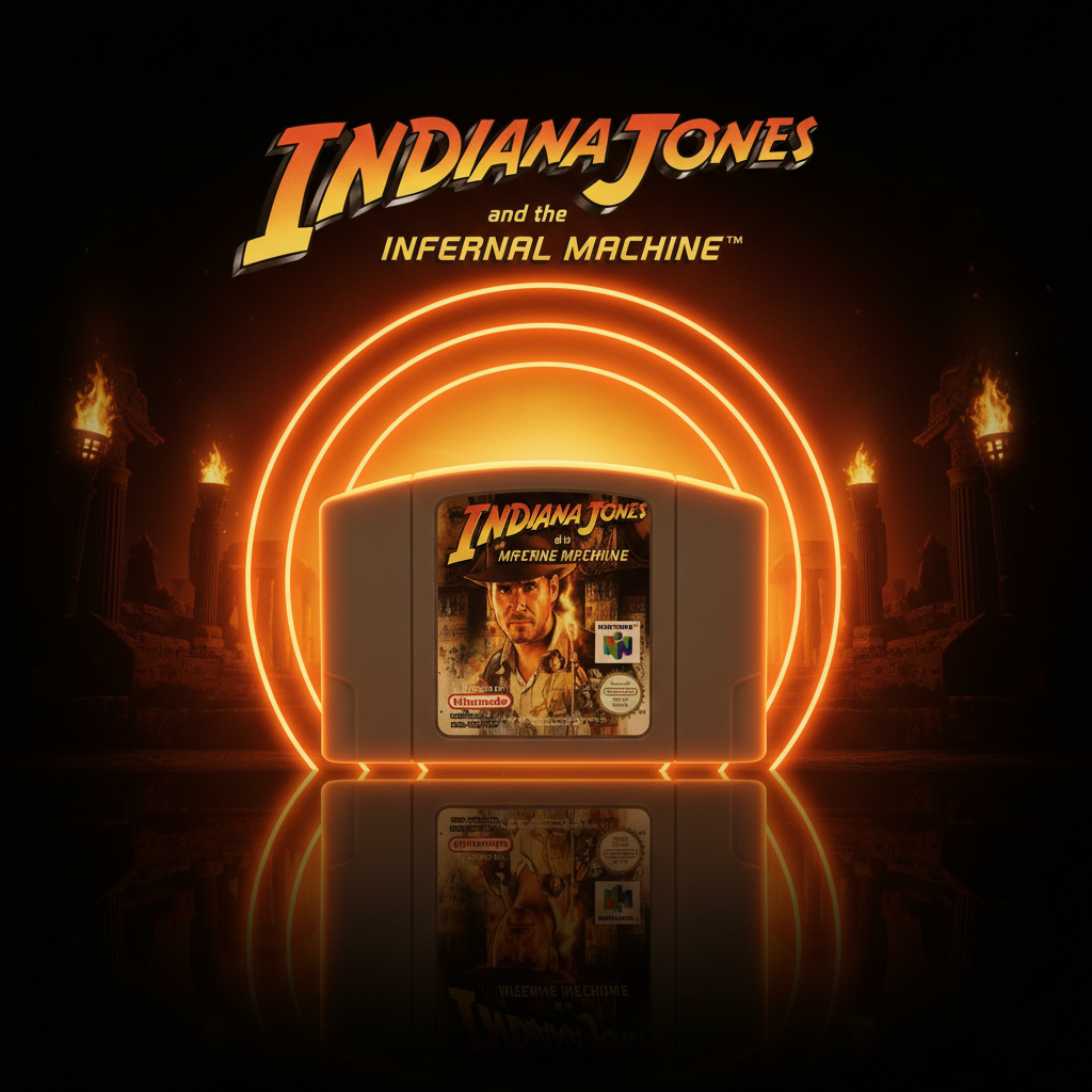Indiana Jones Infernal Machine - Cover cinematica RetroCart