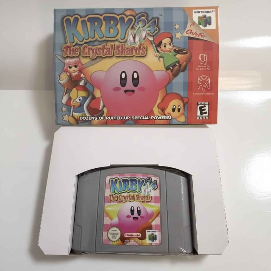 Kirby 64 - Box e cartuccia compatibile Nintendo 64