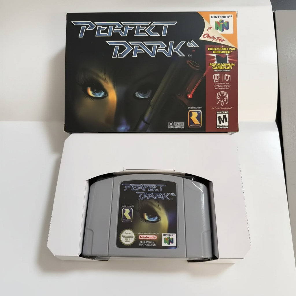 Perfect Dark - Box e cartuccia compatibile Nintendo 64