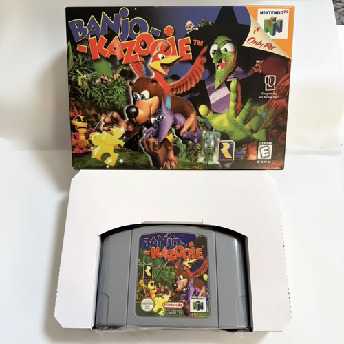Banjo-Kazooie - Box e cartuccia Nintendo 64