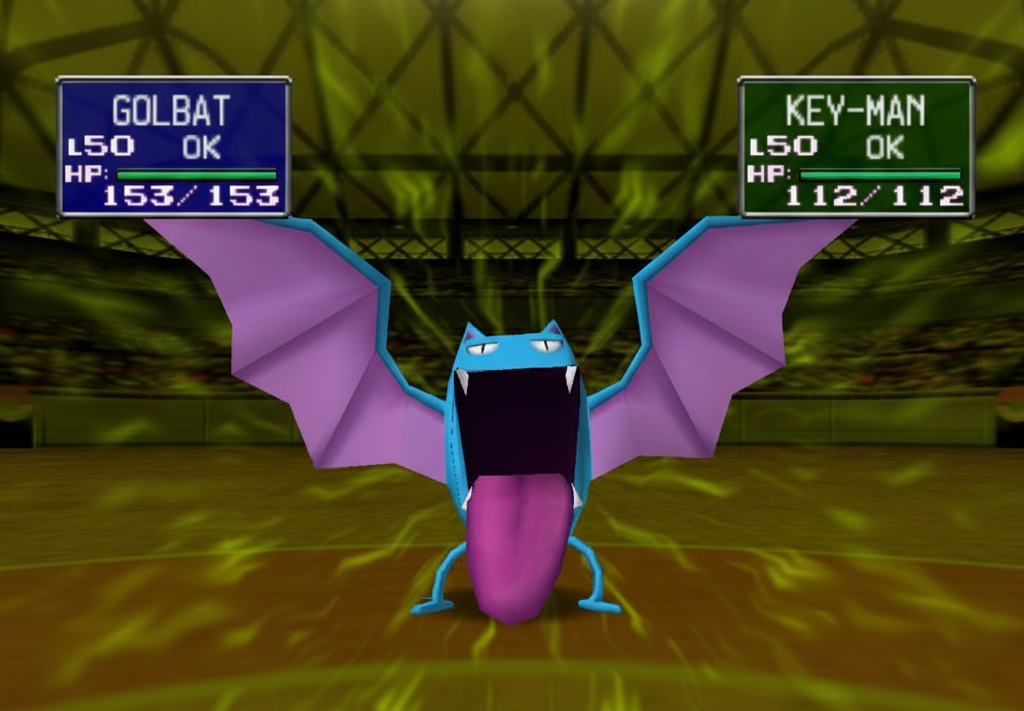 Pokémon Stadium - Golbat upscaled