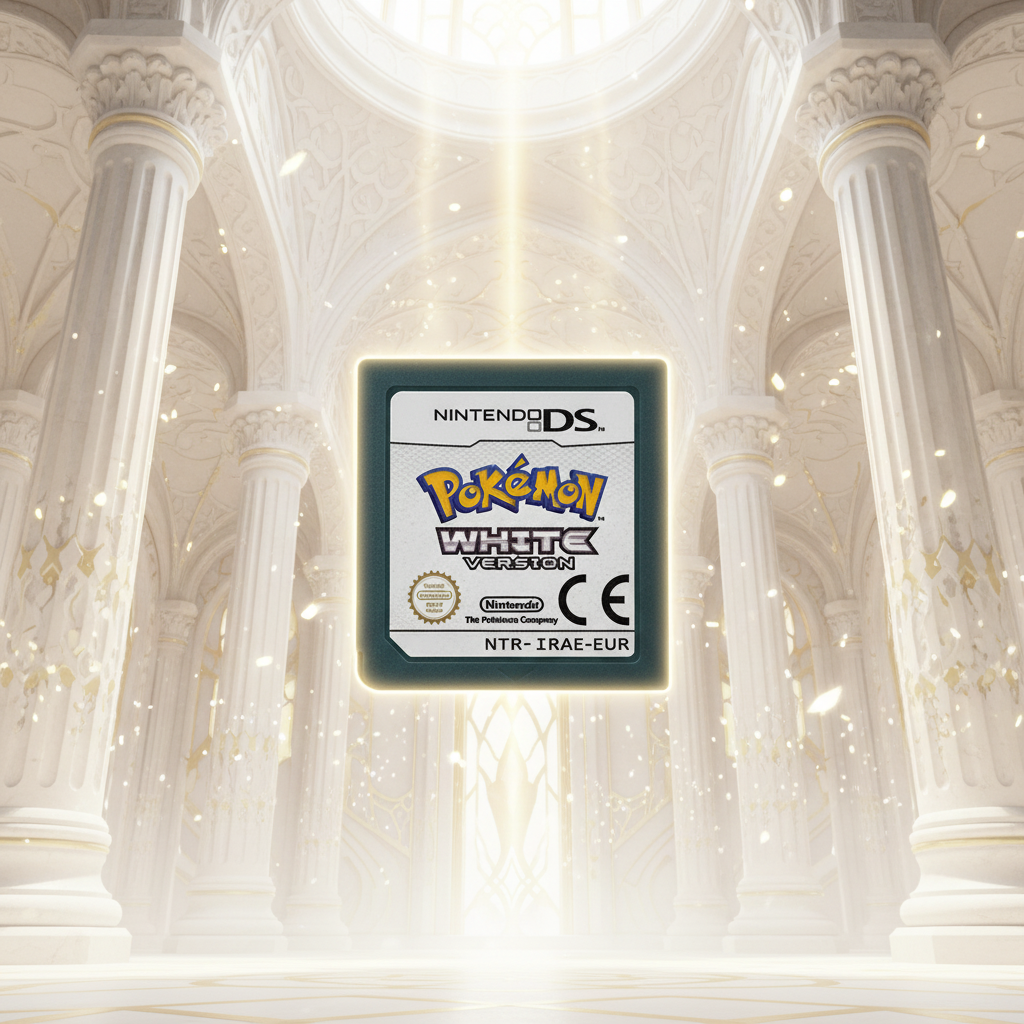 Pokémon White - Cartuccia fedele frontale
