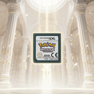 Pokémon White - Cartuccia fedele frontale